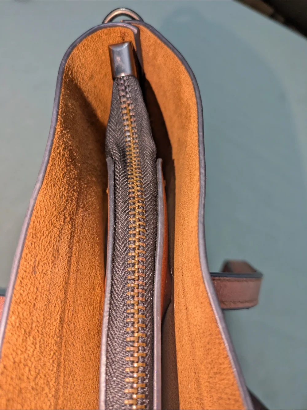 Classic Brown Leather-Look Tote Bag